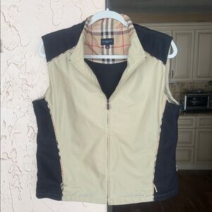 Burberry Beige and Black Vest